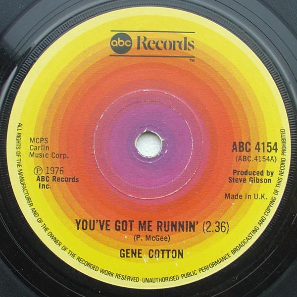 Gene Cotton - You've Got Me Runnin'