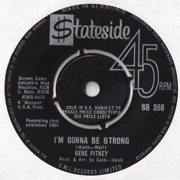 Gene Pitney - I'm Gonna Be Strong
