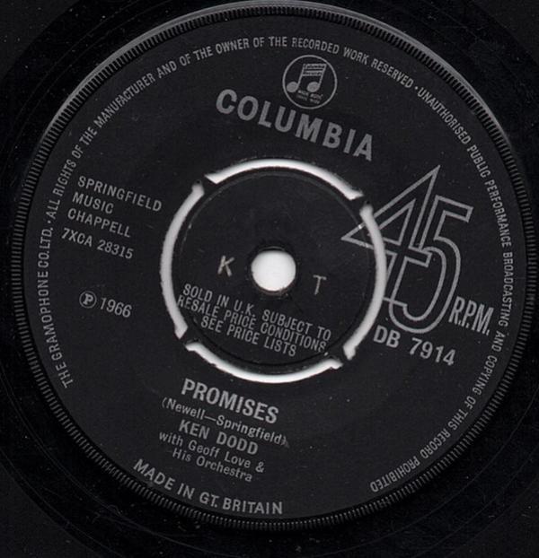 Geoff Love & His Orchestra, Ken Dodd - Promises