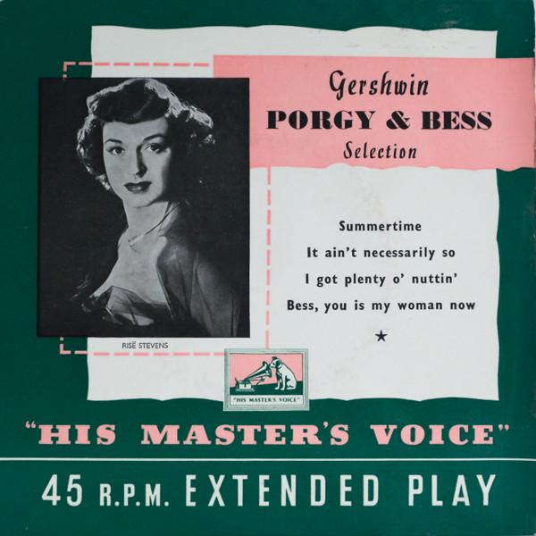 George Gershwin, Risë Stevens, Robert Merrill, The Robert Shaw Chorale - Selections From Porgy And Bess