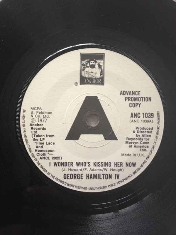 George Hamilton IV - I Wonder Who's Kissing Her Now