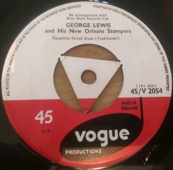 George Lewis And His New Orleans Stompers - Dauphine Street Blues / Fidgety Feet