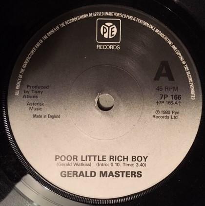 Gerald Masters - Poor Little Rich Boy / Rock And Roll