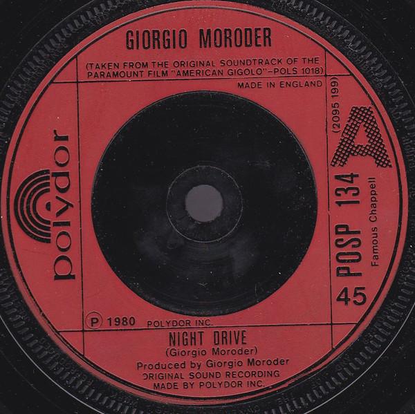 Giorgio Moroder - Night Drive / The Apartment
