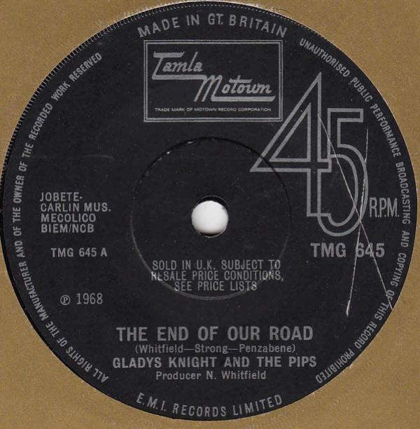 Gladys Knight And The Pips - The End Of Our Road