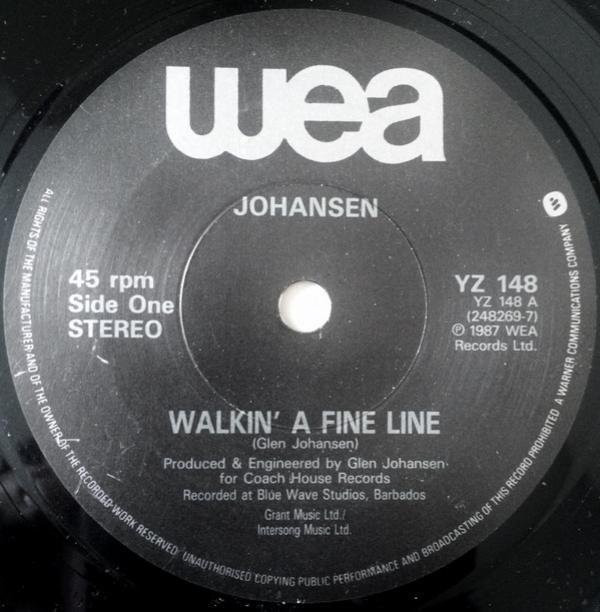 Glen Johansen - Walkin' A Fine Line