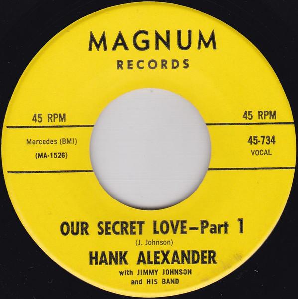Hank Alexander, Jimmy Johnson And His Band (2) - Our Secret Love