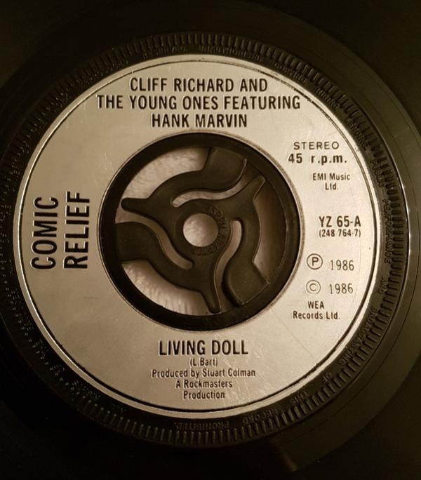 Hank Marvin, Cliff Richard, The Young Ones, Comic Relief - Living Doll