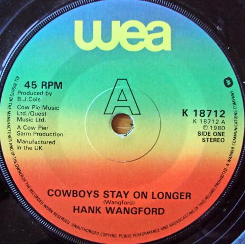 Hank Wangford - Cowboys Stay On Longer