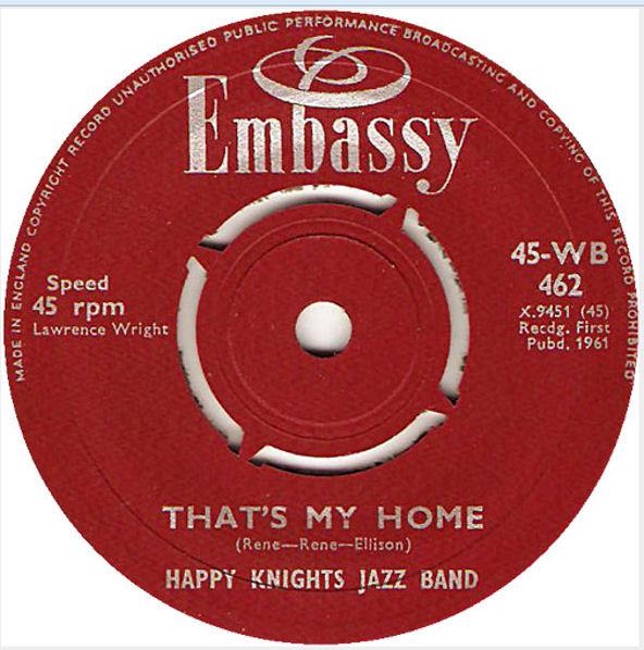 Happy Knights Jazz Band, Bud Ashton - That's My Home / Kon-Tiki