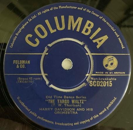 Harry Davidson And His Orchestra - Royal Empress Tango  / Tango Waltz