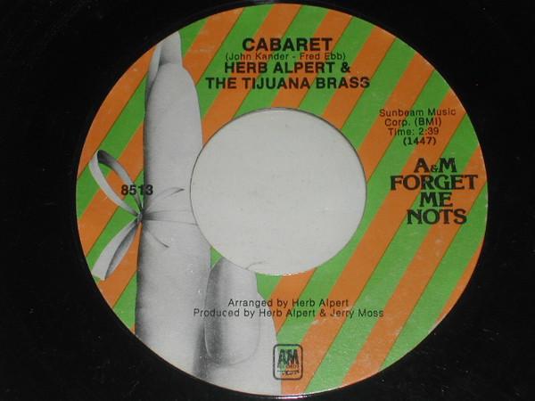 Herb Alpert, Herb Alpert & The Tijuana Brass - Cabaret / This Guy's In Love With You