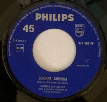 Herman Van Keeken, Orkest o.l.v. Pierre Wijnnobel - Corinna, Corinna