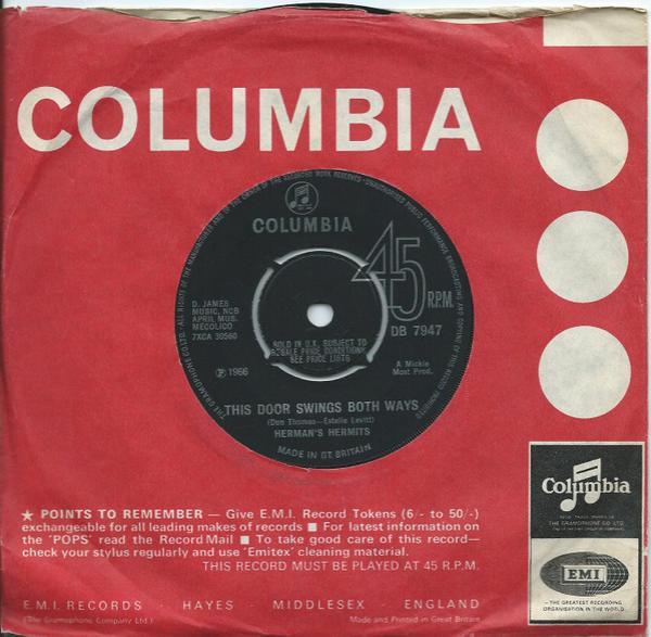 Herman's Hermits - This Door Swings Both Ways