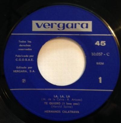Hermanos Calatrava - La, La, La / Te Quiero / El Pregonero / El Canto de la Lechera