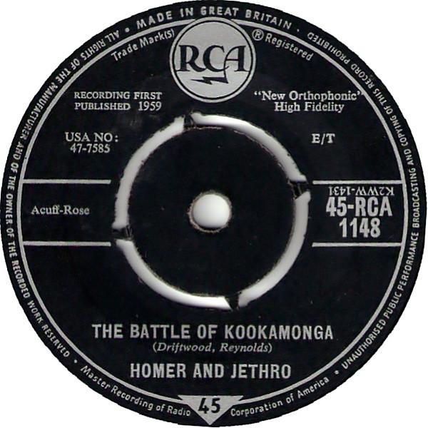 Homer And Jethro - The Battle Of Kookamonga