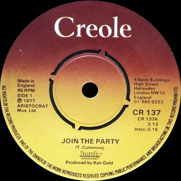 Honky (3) - Join The Party / Party Time, Funky Time