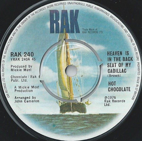 Hot Chocolate - Heaven Is In The Back Seat Of My Cadillac