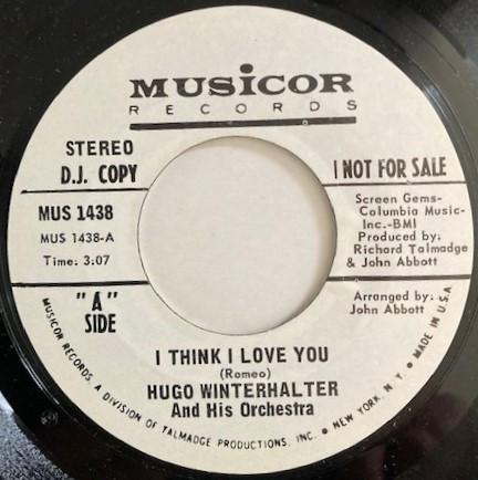 Hugo Winterhalter Orchestra - I Think I Love You