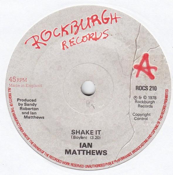Iain Matthews - Shake It
