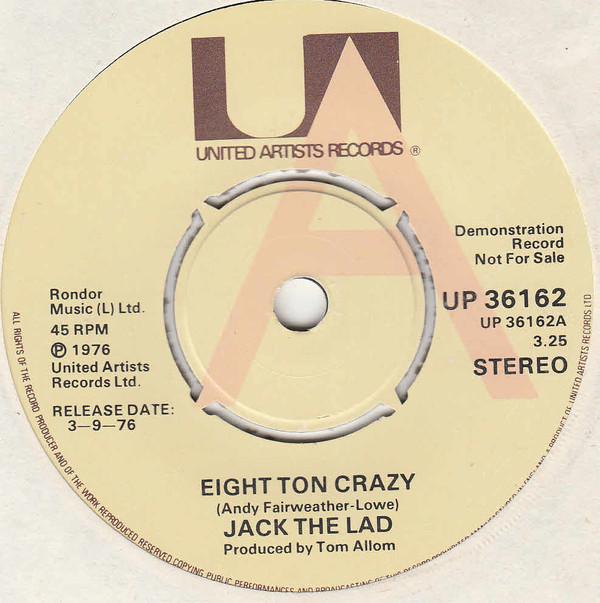 Jack the Lad - Eight Ton Crazy