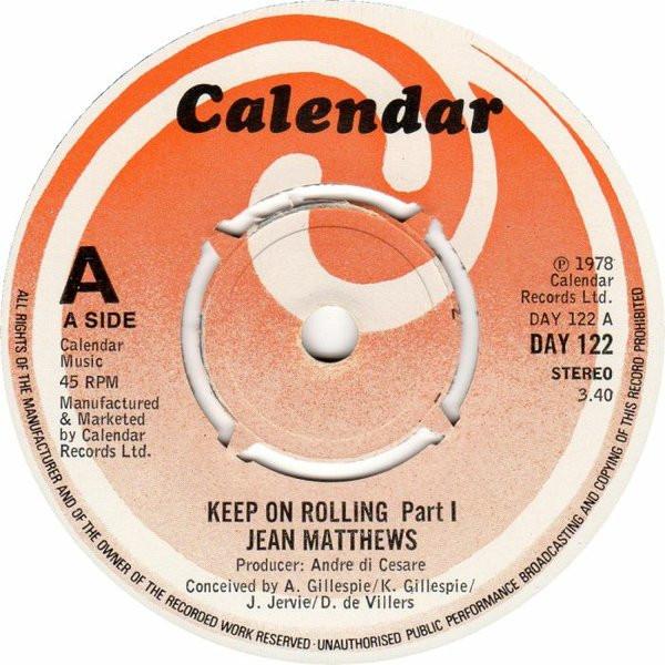 Jean Mathew - Keep On Rolling