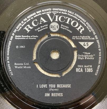 Jim Reeves - I Love You Because / Anna Marie