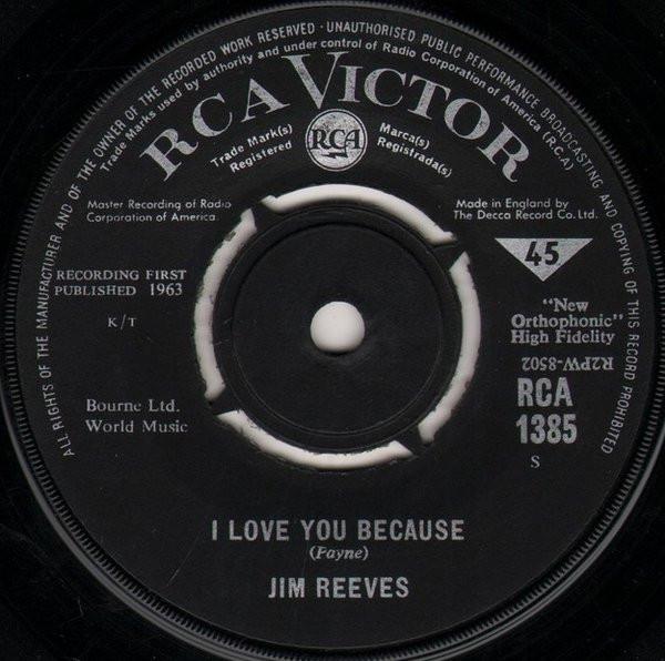 Jim Reeves - I Love You Because