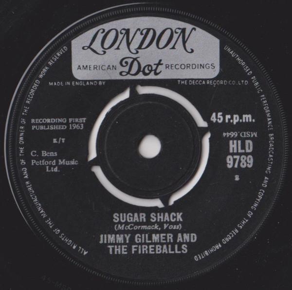 Jimmy Gilmer, The Fireballs - Sugar Shack
