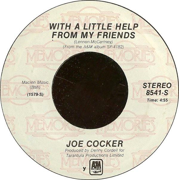 Joe Cocker - With A Little Help From My Friends / Delta Lady