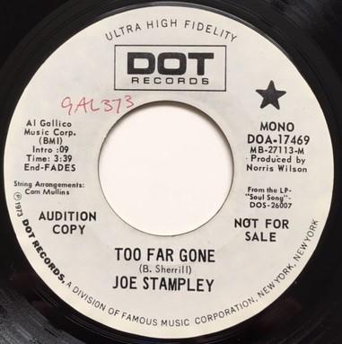 Joe Stampley - Too Far Gone