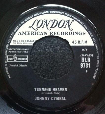 Johnny Cymbal - Teenage Heaven / Cinderella Baby