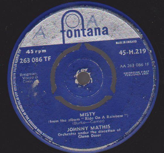 Johnny Mathis - Misty / The Story Of Our Love