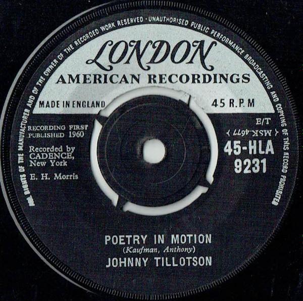 Johnny Tillotson - Poetry In Motion