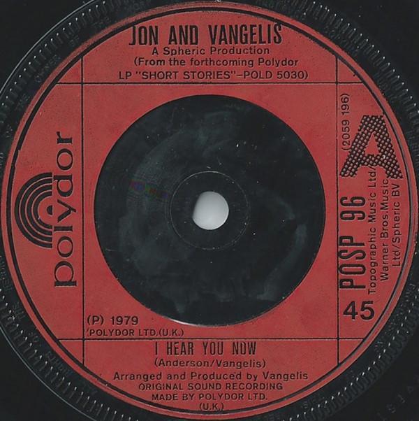 Jon & Vangelis - I Hear You Now