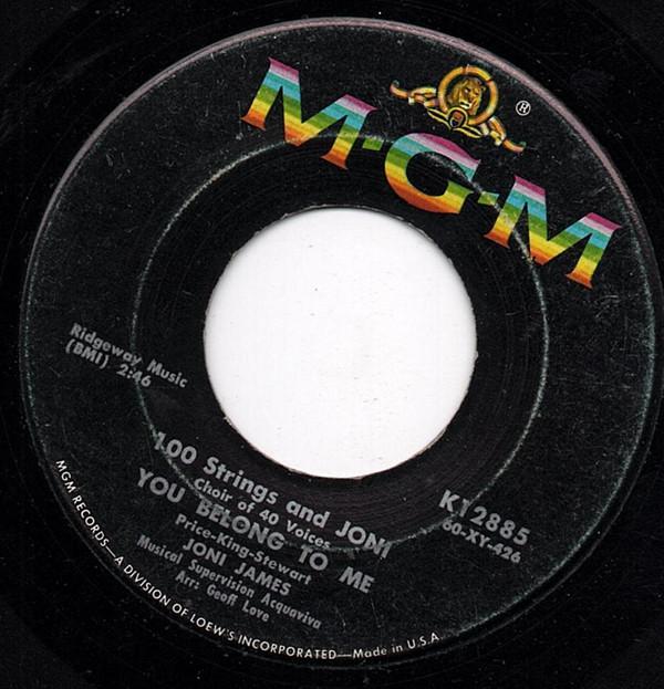 Joni James - You Belong To Me / I Need You Now