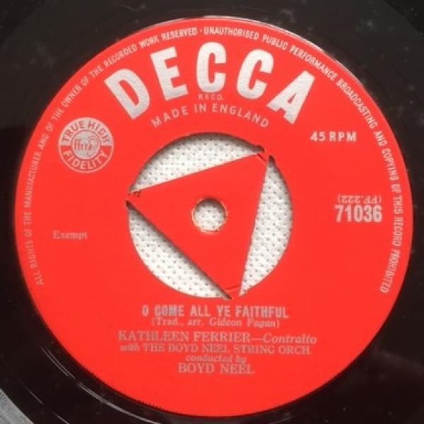 Kathleen Ferrier - Silent Night, Holy Night / O Come All Ye Faithful