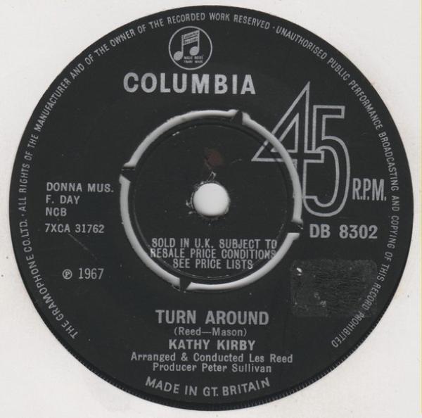 Kathy Kirby - Turn Around / Golden Days