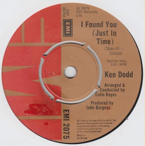 Ken Dodd - I Found You (Just In Time)