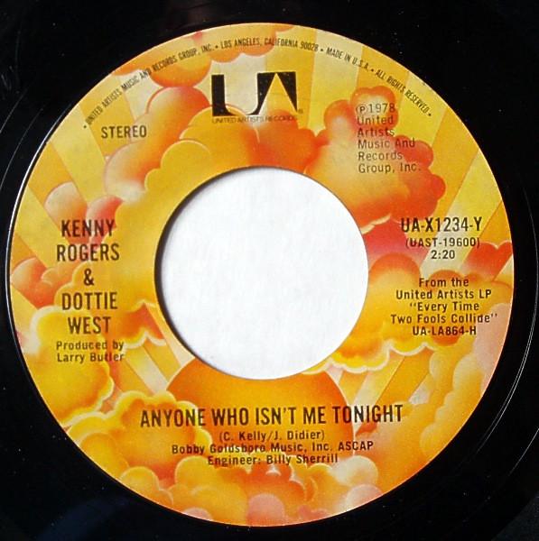 Kenny Rogers, Dottie West - Anyone Who Isn't Me Tonight / You And Me