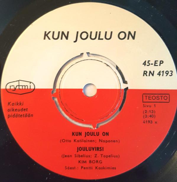 Kim Borg - Kun Joulu On
