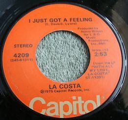 La Costa - I Just Got A Feeling / Let's Talk It Over