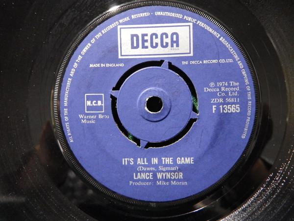 Lance Wynsor - It's All In The Game