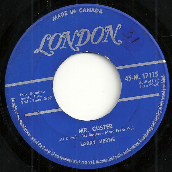 Larry Verne - Mr Custer