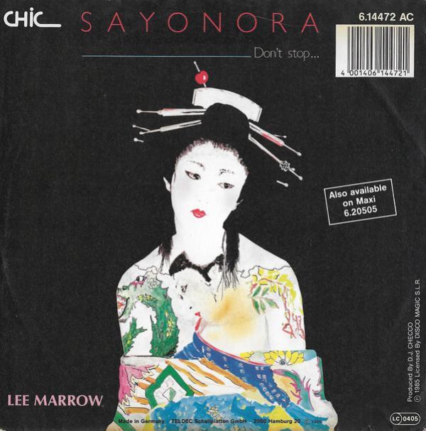 Lee Marrow - Sayonara (Don't Stop...)
