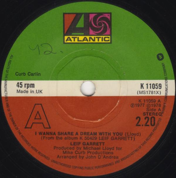 Leif Garrett - I Wanna Share A Dream With You