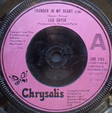 Leo Sayer - Thunder In My Heart / Get The Girl