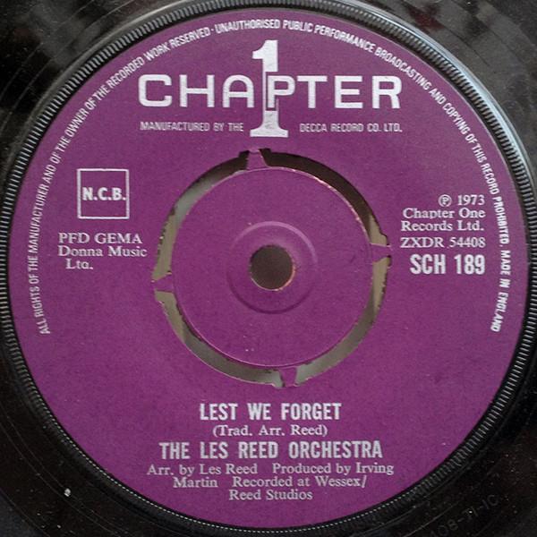 Les Reed And His Orchestra - Lest We Forget