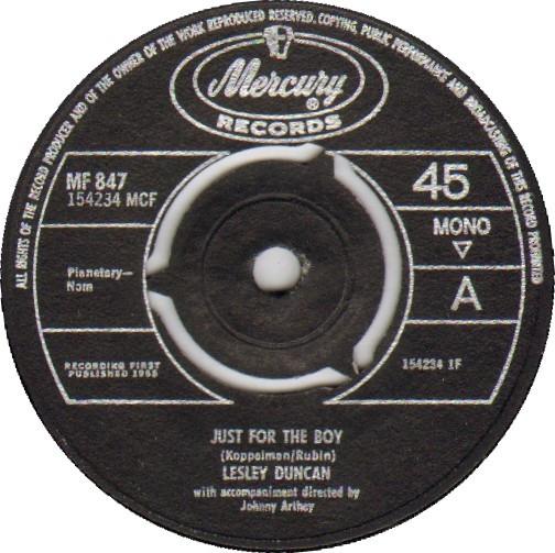 Lesley Duncan - Just For The Boy