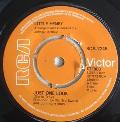 Little Henry  - Just One Look / Little Lady Love Me